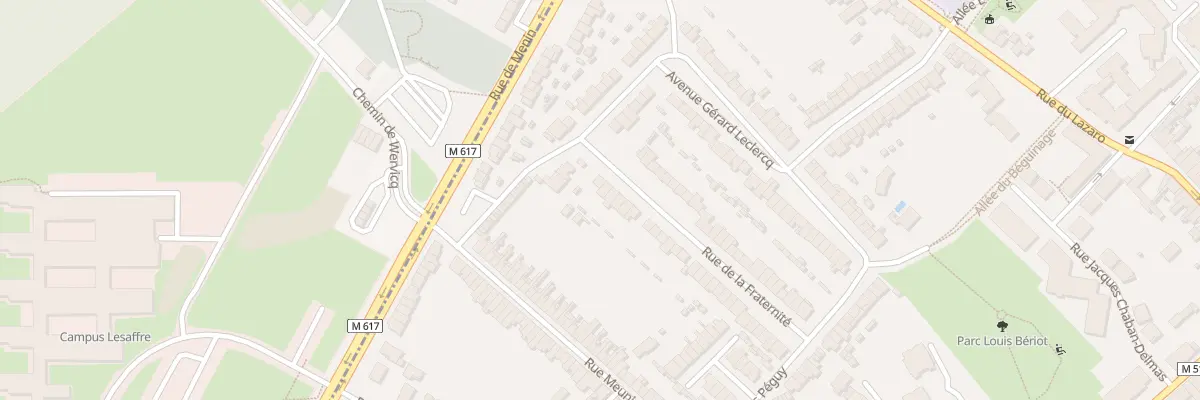 Plan du 49 Rue de la Fraternité à Marcq-en-Barœul