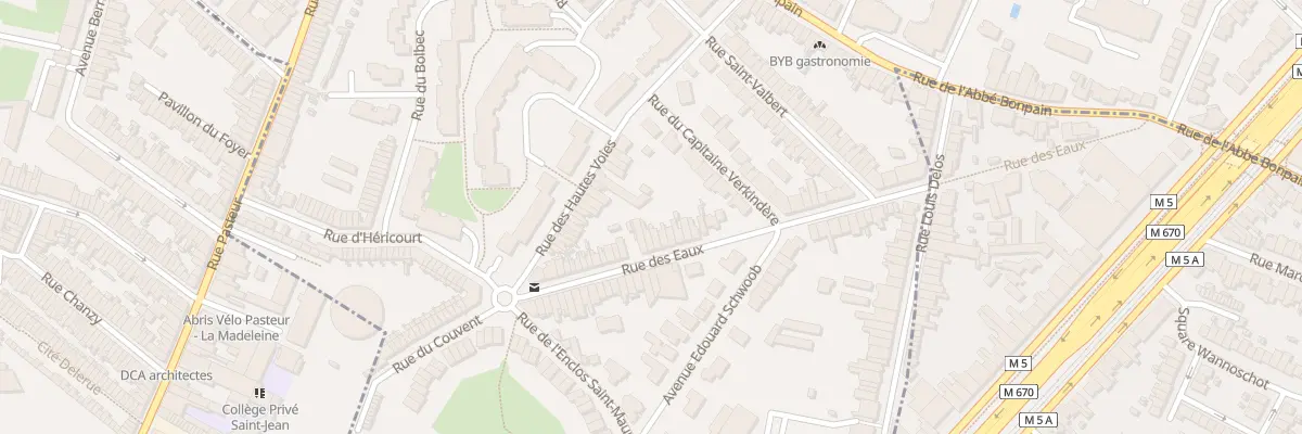 Plan du 33 Rue des Eaux à Marcq-en-Barœul