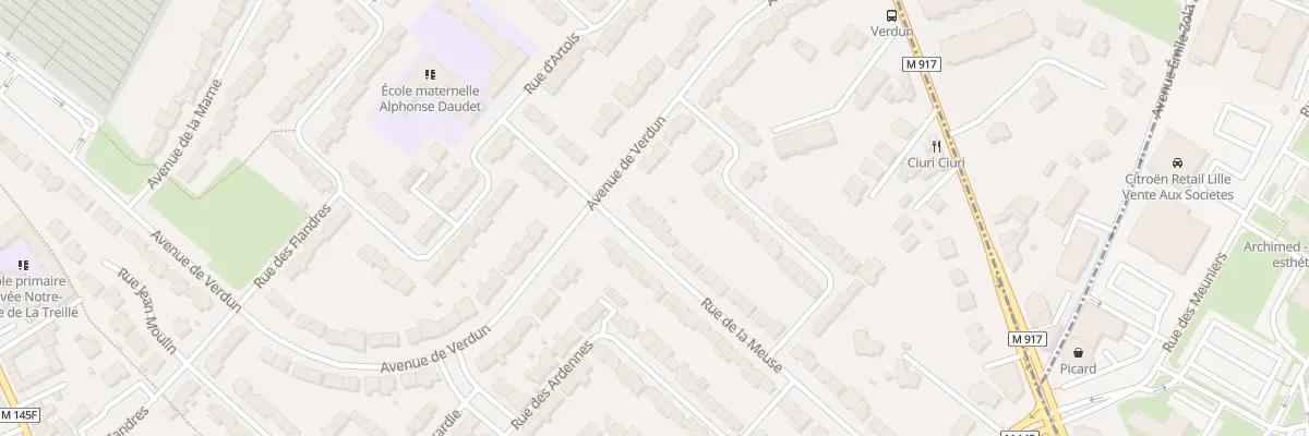 Plan du 41 Rue de la Meuse à Faches-Thumesnil