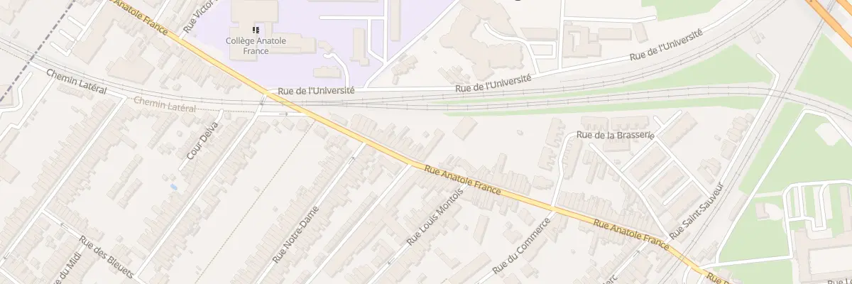Plan du 76 Rue Anatole France à Ronchin