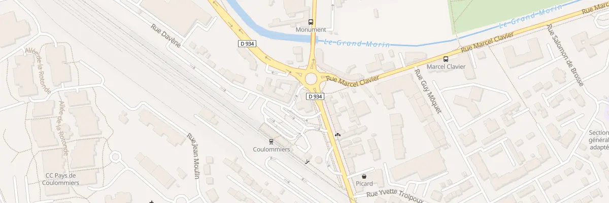 Plan du 8 Av de Strasbourg à Coulommiers