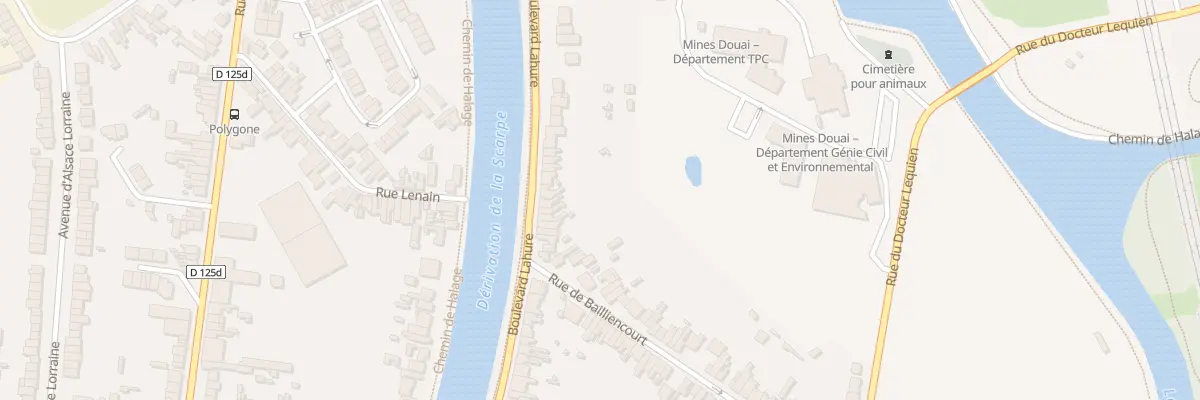 Plan du 532 Bd Lahure à Douai