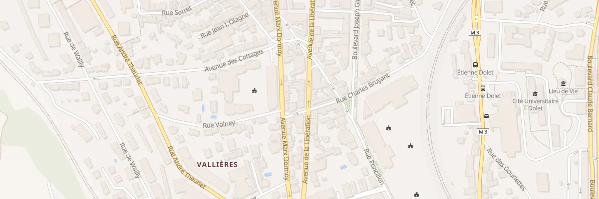 Plan du 76 Av de la Libération à Clermont-Ferrand