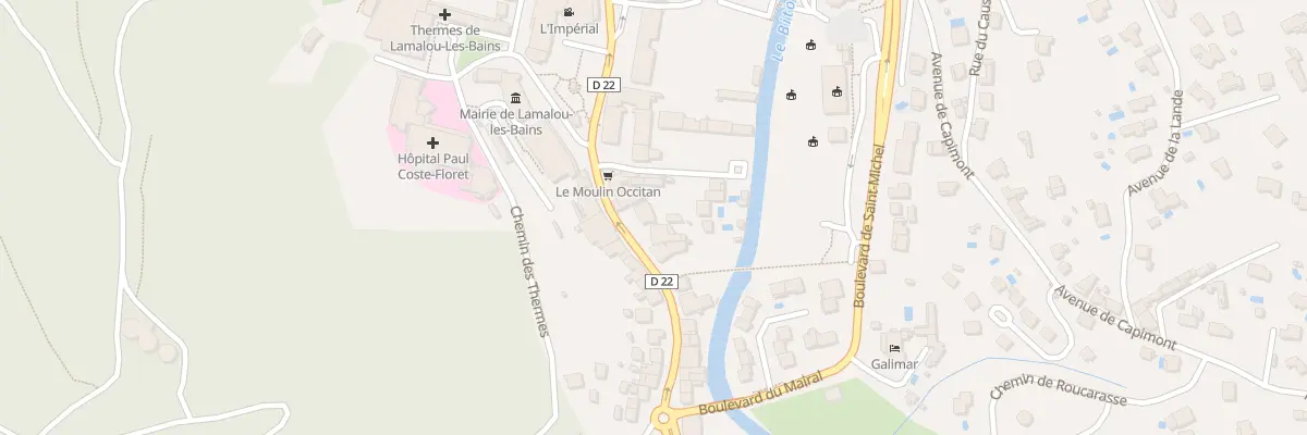 Plan du 5 Av Mal Joffre à Lamalou-les-Bains