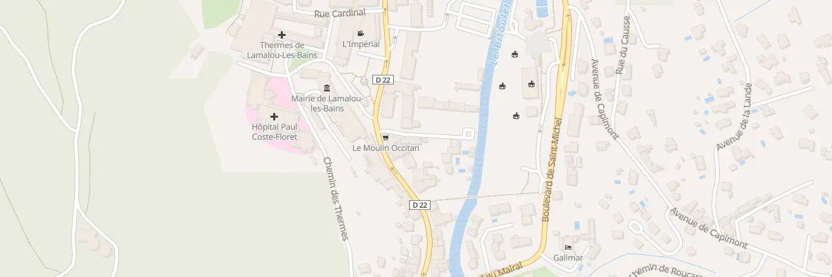 Plan du 6654 Imp Le Continental à Lamalou-les-Bains