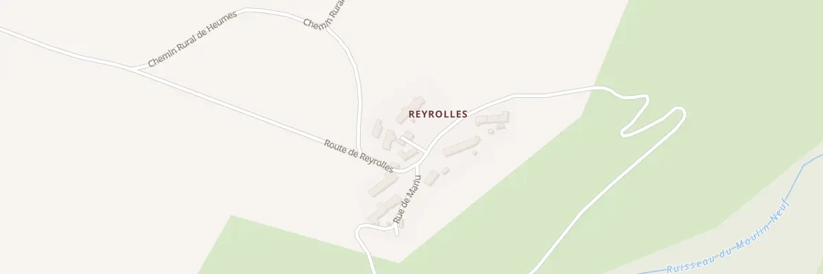 Plan du 5181 Reyrolles Est à Anzat-le-Luguet