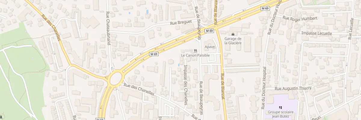 Plan du 15 Imp des Chanelles à Clermont-Ferrand
