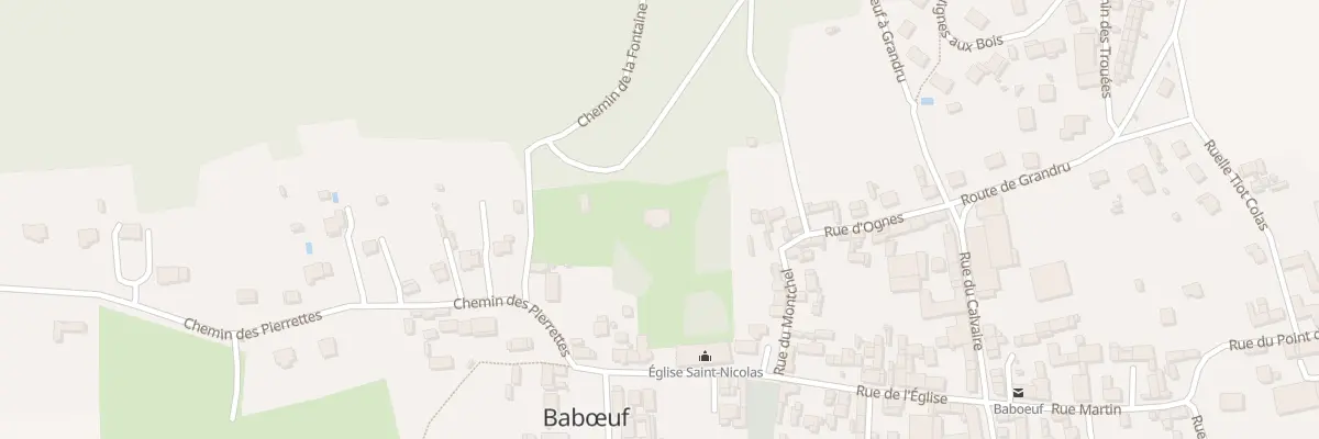 Plan du 37 Rue de l’Eglise à Babœuf