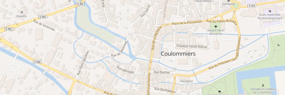 Plan du 7C Rue le Valentin à Coulommiers