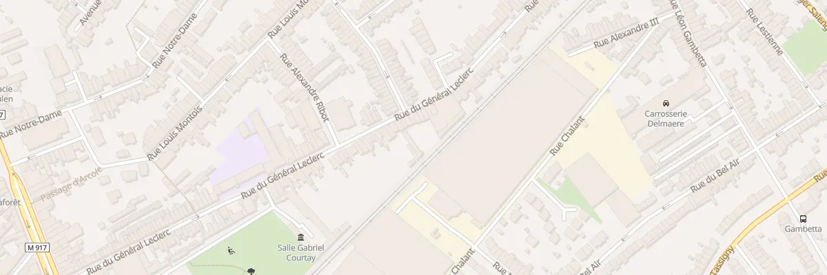 Plan du 108 Rue du Général Leclerc à Ronchin