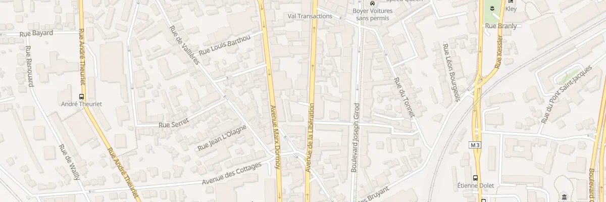 Plan du 46 Av de la Libération à Clermont-Ferrand