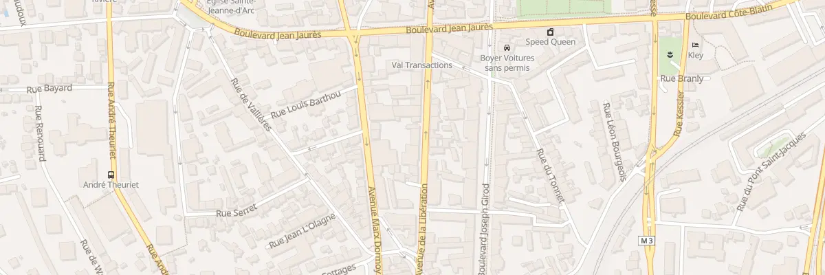 Plan du 40 Av de la Libération à Clermont-Ferrand
