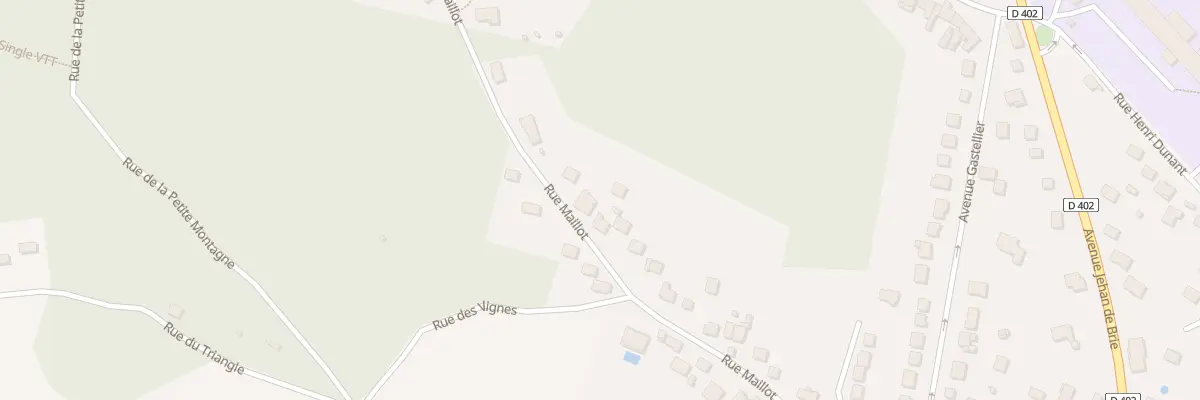 Plan du 46 Rue Maillot à Coulommiers