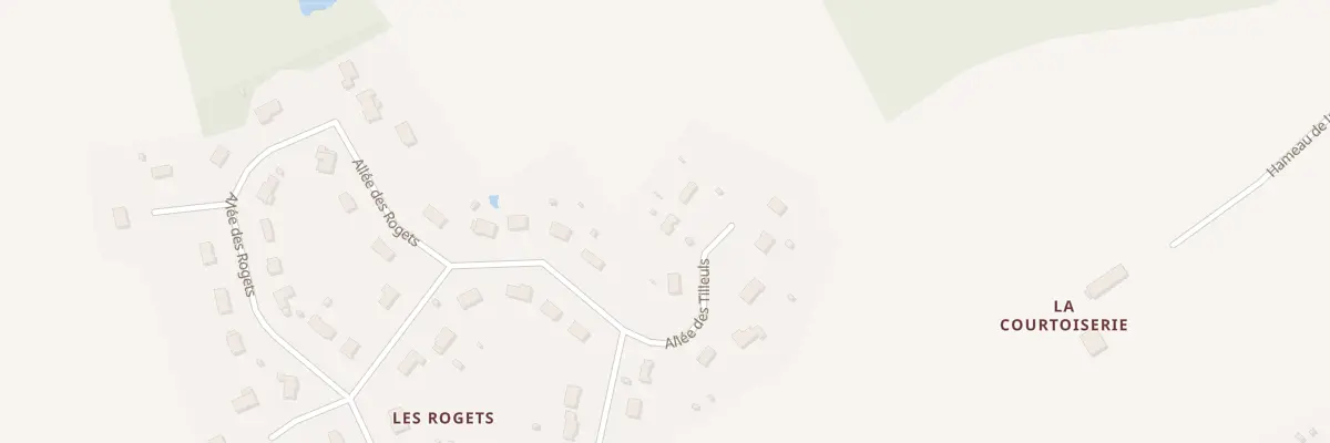 Plan du 3 All des Tilleuls à Courtenay