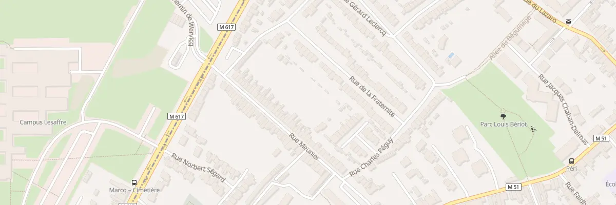 Plan du 60 Rue Meunier à Marcq-en-Barœul