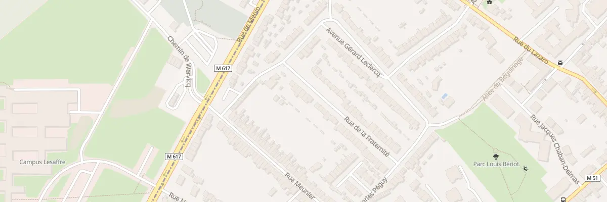 Plan du 43 Rue de la Fraternité à Marcq-en-Barœul
