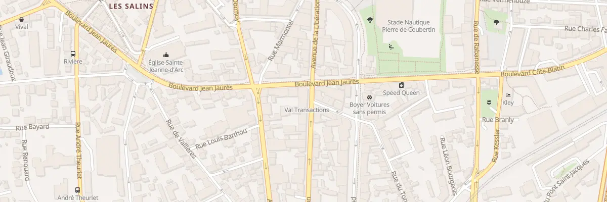 Plan du 26 Av de la Libération à Clermont-Ferrand
