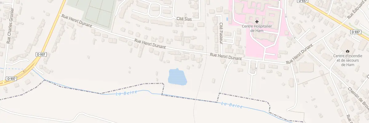 Plan du 30 Rue Henri Dunant à Ham