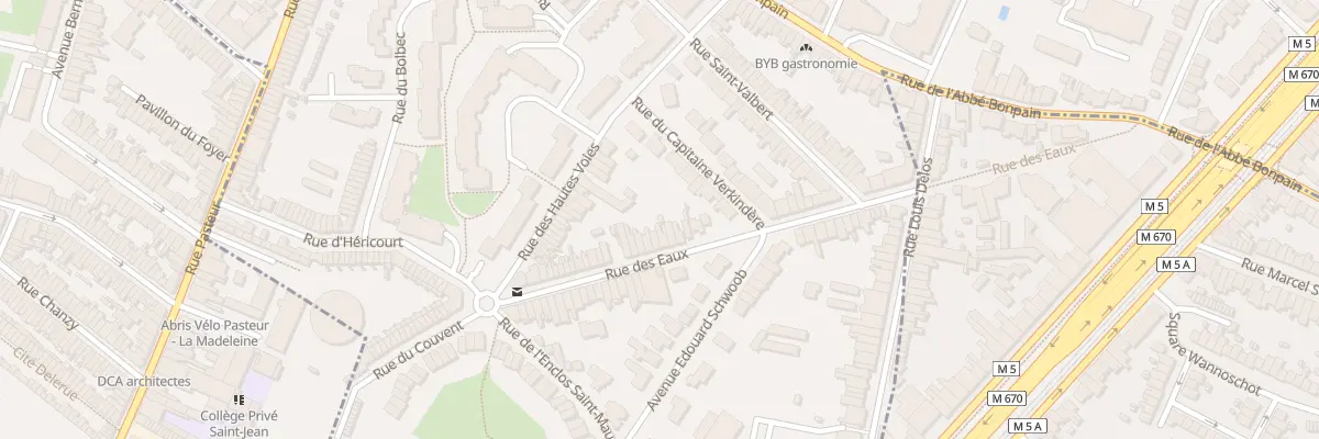 Plan du 39 Rue des Eaux à Marcq-en-Barœul