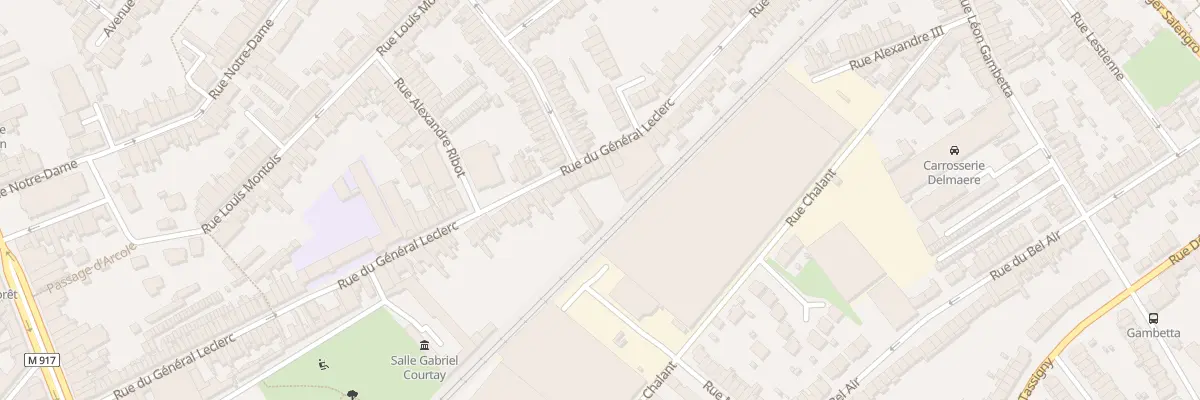 Plan du 112 Rue du Général Leclerc à Ronchin