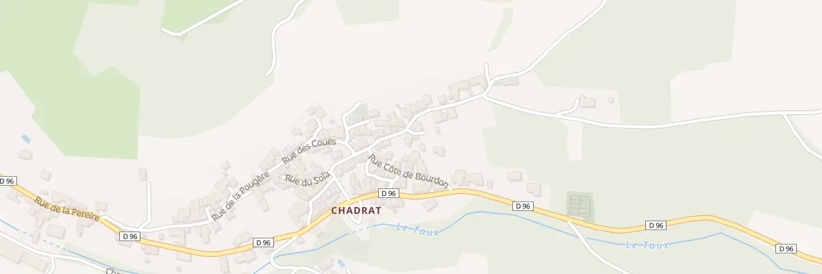 Plan du 1 Rue des Verdiers Chadrat à Saint-Saturnin