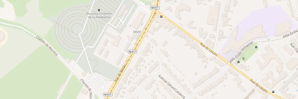 Plan du 276 Rue de Menin à Marcq-en-Barœul
