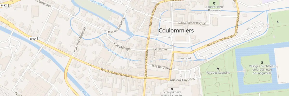 Plan du 10B Rue Bertrand Flornoy à Coulommiers