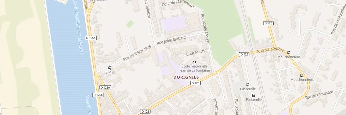 Plan du 25 Vc Moche à Douai