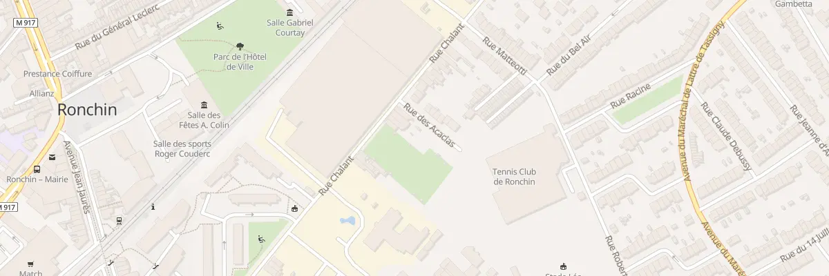 Plan du 136 Rue Chalant à Ronchin