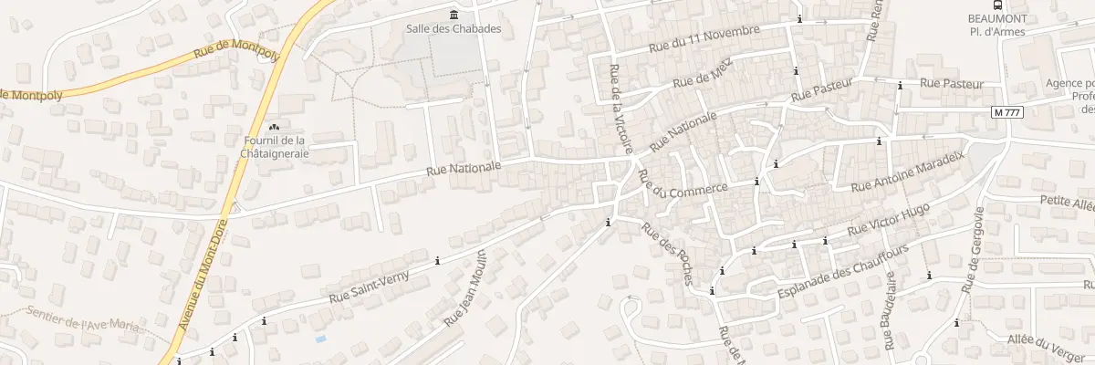 Plan du 75 Rue Nationale à Beaumont