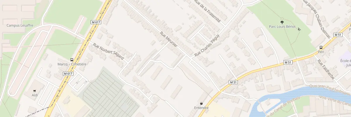 Plan du 35 Rue Meunier à Marcq-en-Barœul
