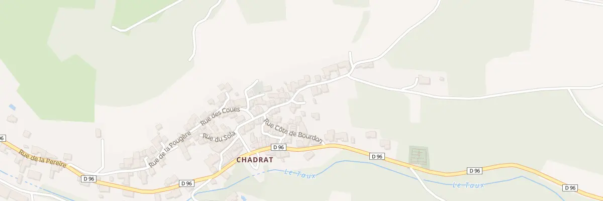 Plan du 2 Rue des Verdiers Chadrat à Saint-Saturnin