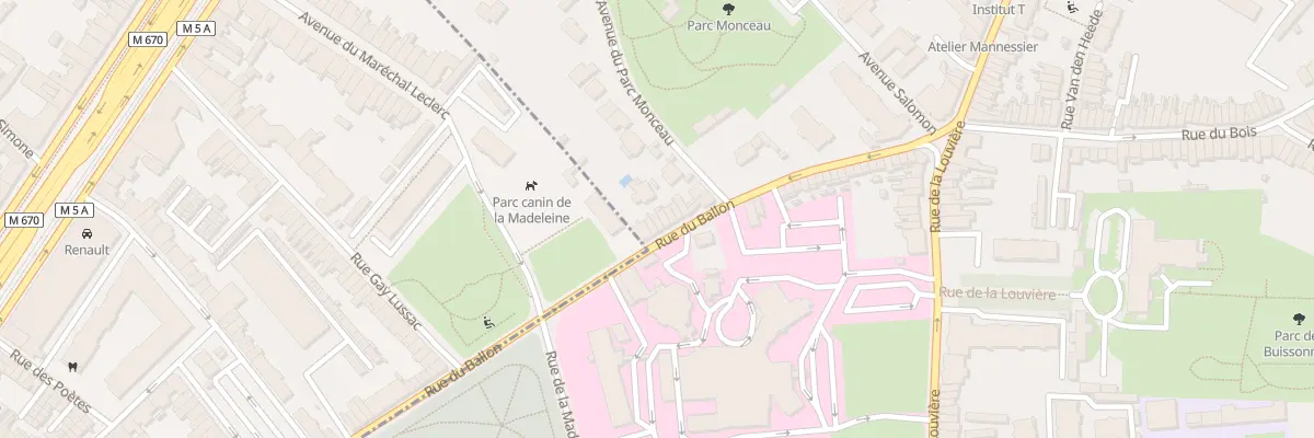 Plan du 265 Rue du Ballon à Lille