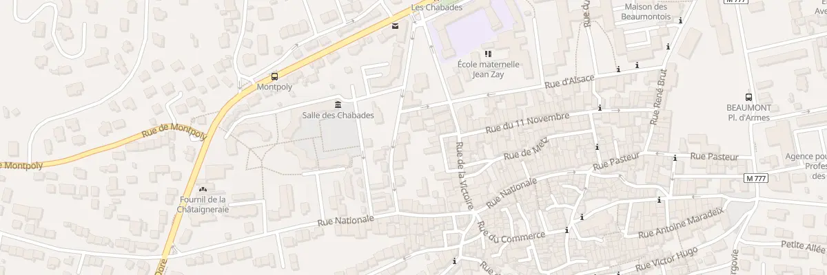 Plan du 8 Rue de la Paix à Beaumont