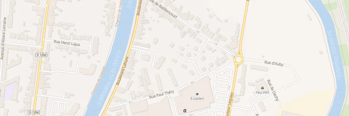 Plan du 83 Rue Pierre Termier à Douai
