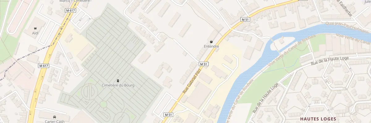 Plan du 76 Rue Gabriel Péri à Marcq-en-Barœul