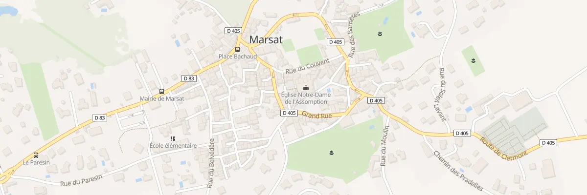 Plan du 3 Pl de l’Eglise à Marsat