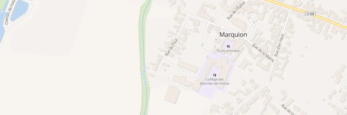 Plan du 13 Rue du Four à Marquion