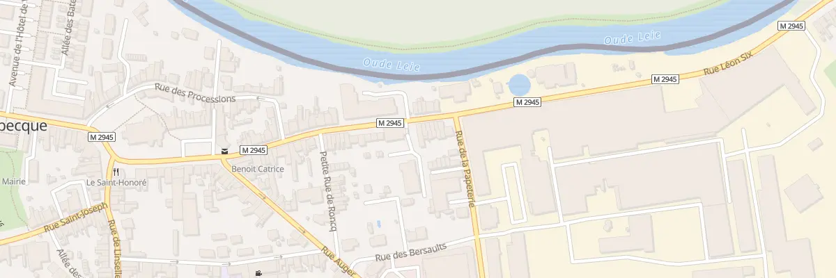 Plan du 44T Rue Léon Six à Bousbecque