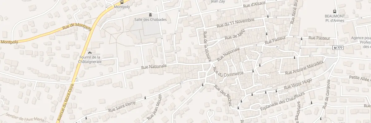 Plan du 92B Rue Nationale à Beaumont