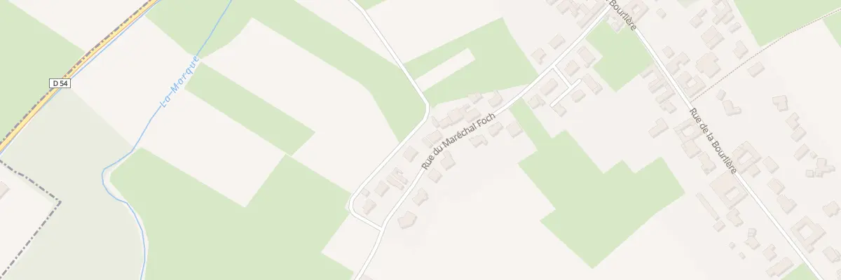 Plan du 12 Rue du Maréchal Foch à Tourmignies
