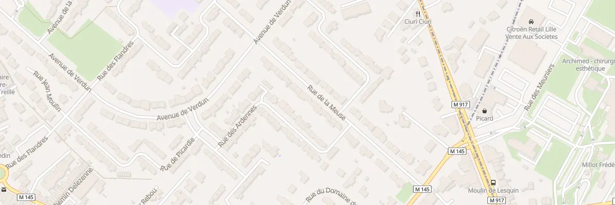 Plan du 30 Rue de la Meuse à Faches-Thumesnil