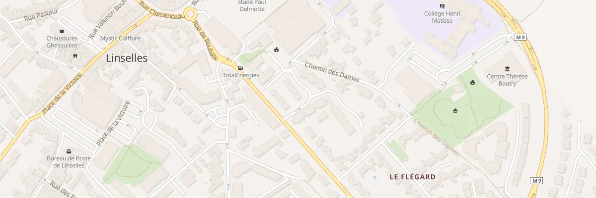 Plan du 66 Rue des Écoles à Linselles