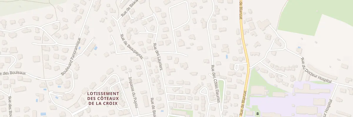 Plan du 4 Rue du Gal Craplet à Clermont-Ferrand