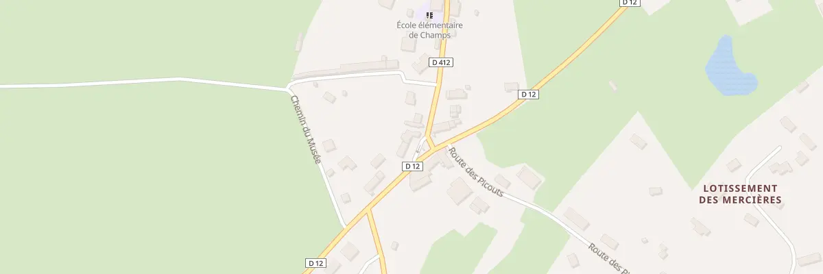 Plan du 2 Pl de la Forge à Champs