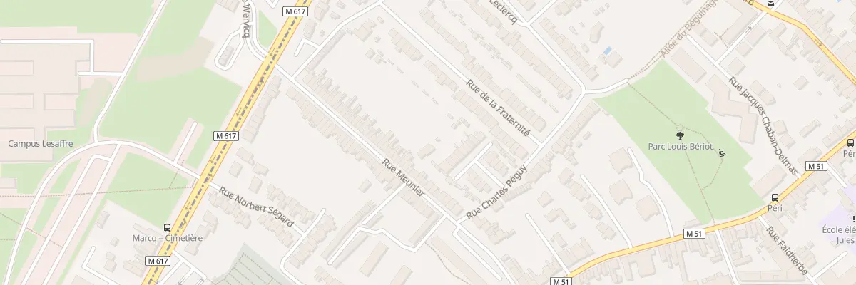 Plan du 48 Rue Meunier à Marcq-en-Barœul