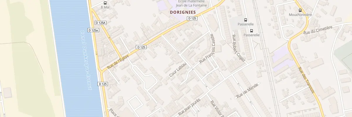 Plan du 117 Rue Delfosse à Douai