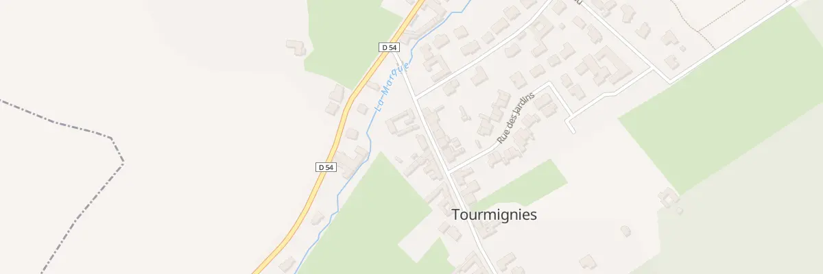 Plan du 4T Rue du Lt Aline Lerouge à Tourmignies