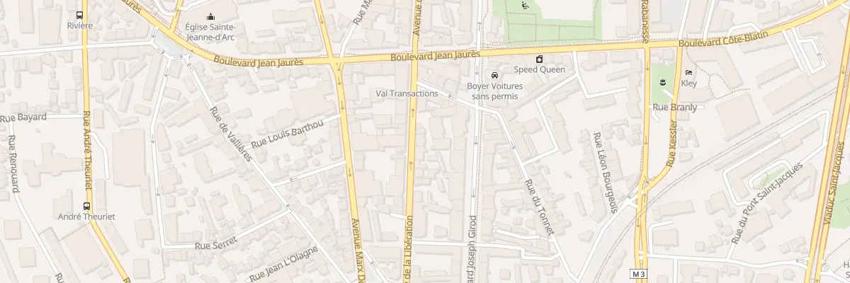 Plan du 53B Av de la Libération à Clermont-Ferrand