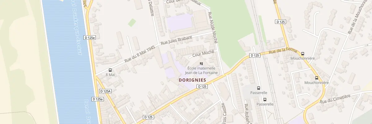 Plan du 9 Vc Moche à Douai